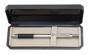 ボールペン、シャープペン　ケース入り3点セット Amazon.co.jp: 日本製3メカニックラバー(2色ペン+シャープ) 高級